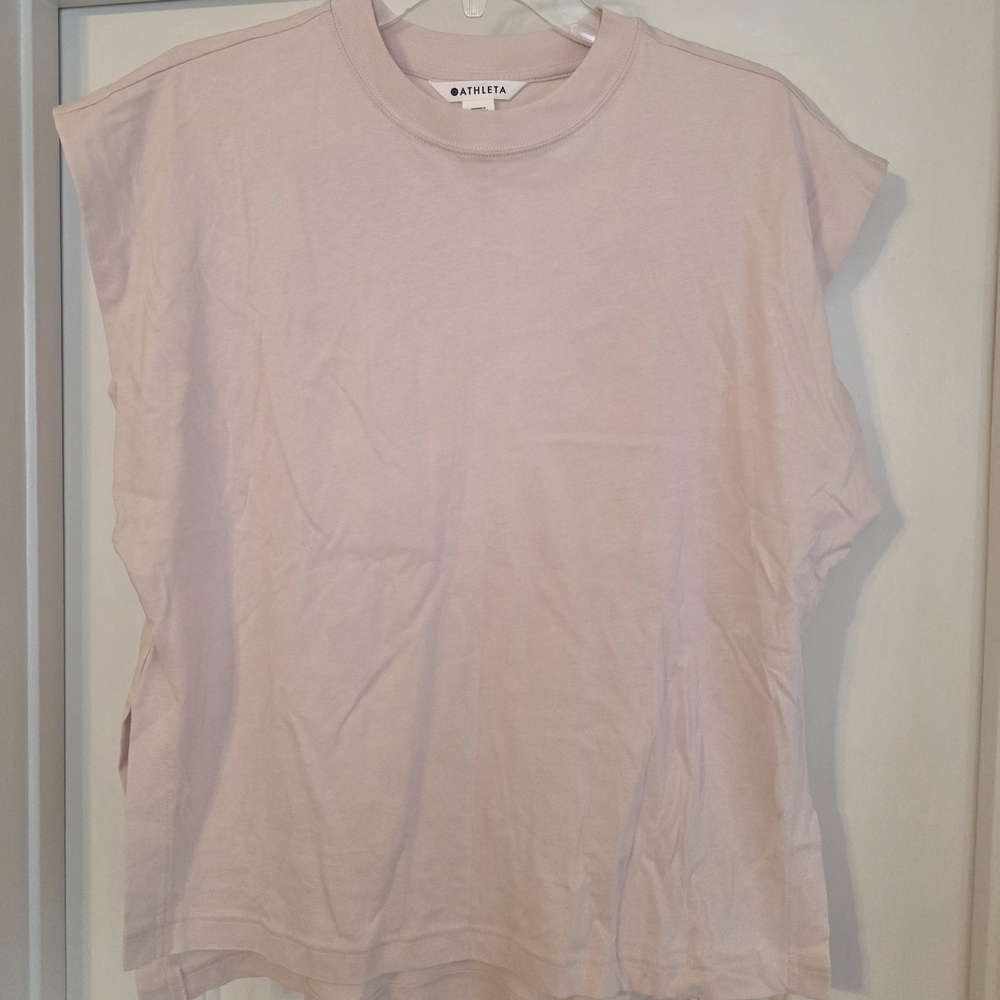 Athleta Sleeveless Pink Top XS